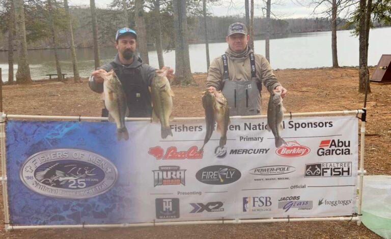 Dalton Burns & Stephen Costa Win Fishers of Men VA West on SML with 25.16lbs