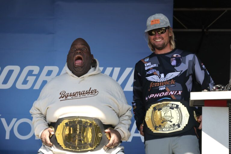 Crawford, Wagner get last laugh with win at Bassmaster Classic Celebrity Pro-Am