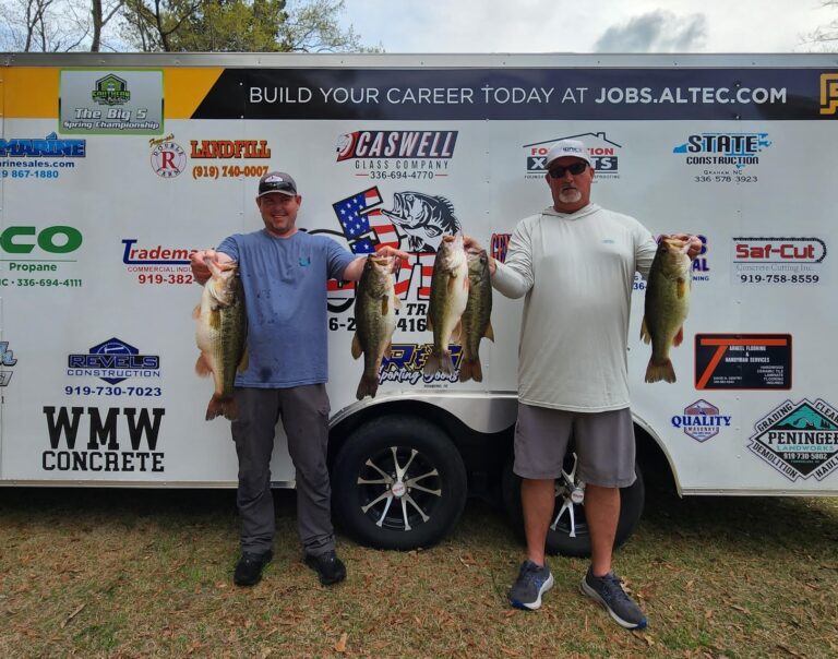 Collins & Harding Win 5 Alive Qualifier #2 – Jordan Lake – 3/29/2025